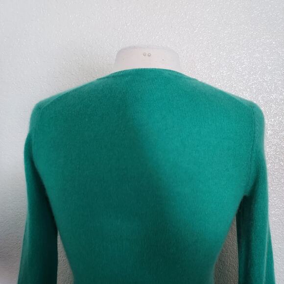 Charter Club Cashmere Emerald Green Sweater Size S - Picture 8 of 11